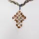 Small Cross - Proserpine-Khaki Braid - 2